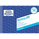 Avery Zweckform Quittungsblock 300 in Weiß, A6 Querformat, 1 Block mit 50 Blatt aus FSC-Papier - Bild 2
