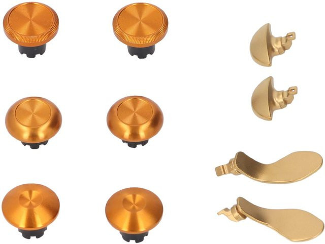 DIYelecs Ersatz Joystick Thumbsticks aus Edelstahl mit Paddles für Xbox in Gold - Bild 1