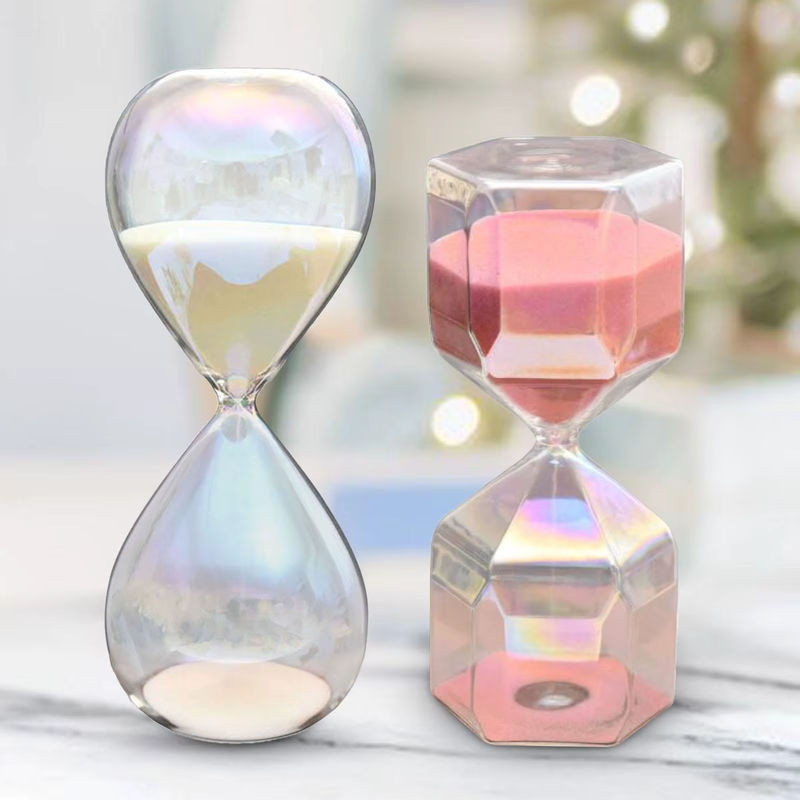 Kesoto Sanduhr aus Glas in transparentem Design für Dekoration und Desktop im skandinavischen Stil - Bild 1