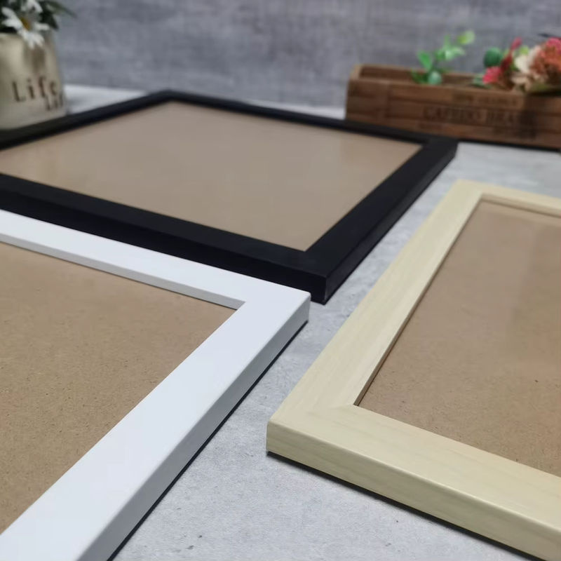 VCC Holz Bilderrahmen quadratisch für Wandmontage oder Tischaufsteller, Farben: Braun oder Schwarz, B/H: 15 x 15 cm - Bild 2