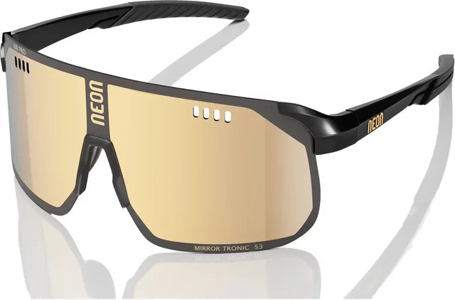 Neon Air Pro 2.0 Sonnenbrille, Unisex, Vollrand, rectangular, black, Kunststoff - Bild 1