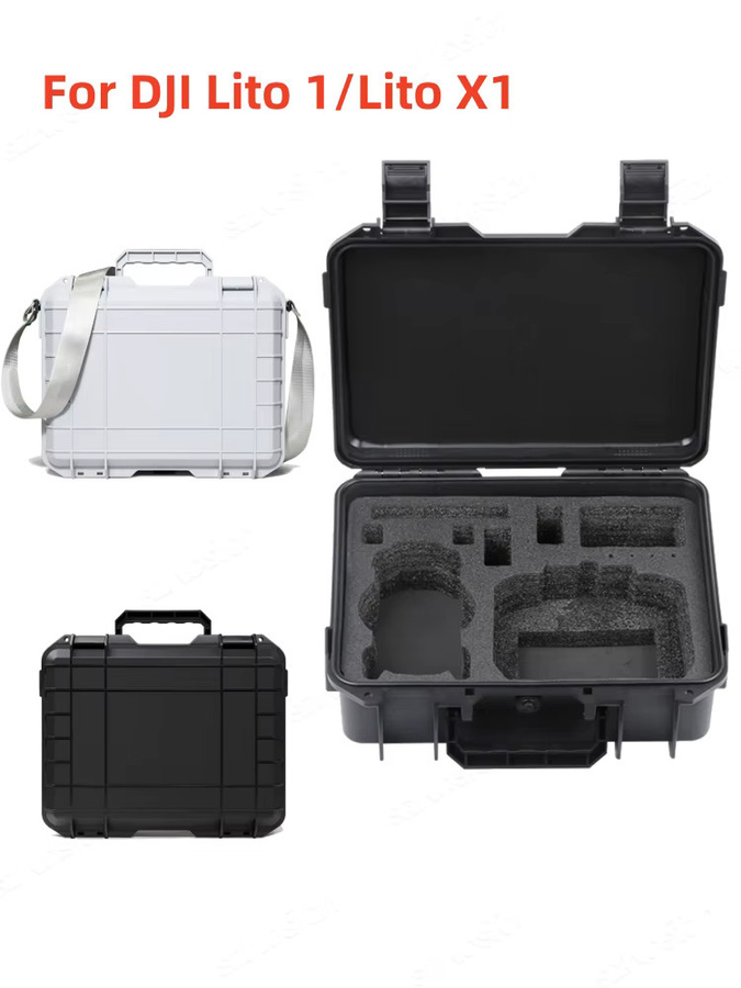 SZKOSTON Explosionsgeschützte Box für DJI Lito 1/Lito X1, wasserdichter Hartschalenkoffer für DJI RC 2/N3 und Drohnen-Zubehör - Bild 4