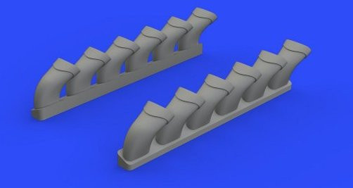 Revell Spitfire Mk.IX - Exhaust stack-fishtail - Bild 1