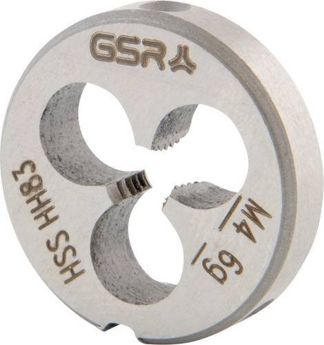 GSR Schneideisen M4 Rechtsgewinde DIN 223 HSS in Silber - Bild 1