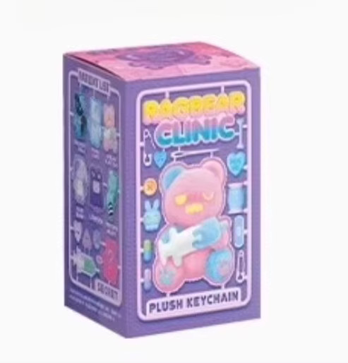 ShinWoo Bear Clinic Series Blind Boxes, Puppentaschen Schlüsselanhänger, Einzelfigur - Bild 3