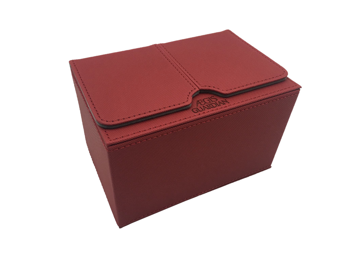 Aegis Guardian Yu-Gi-Oh! Kartenetui Deck Box schwarz rot blau - Bild 2