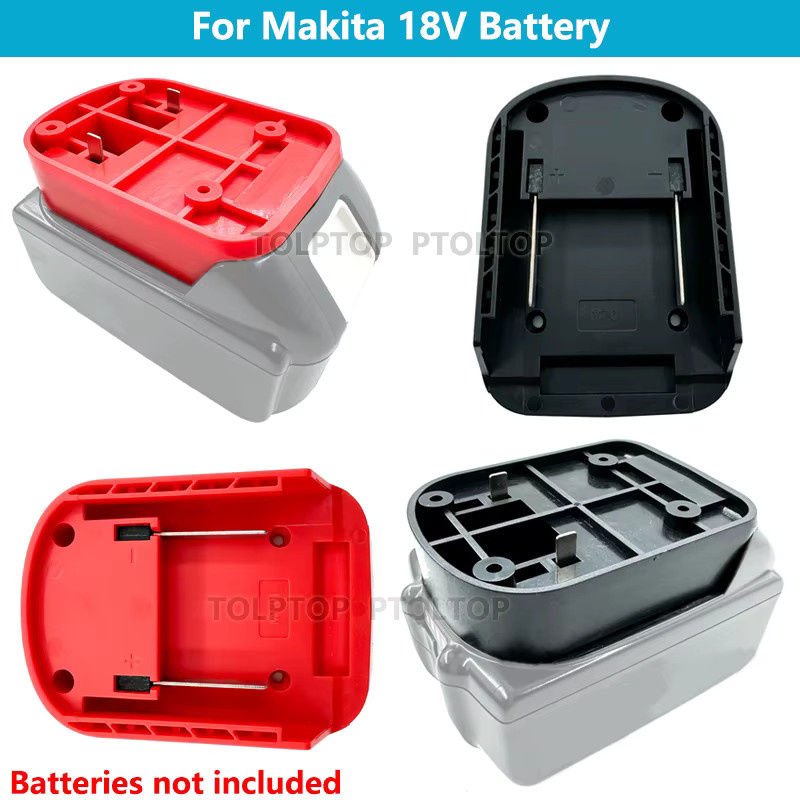 DIY Adapter Batterie Stecker aus ABS für Makita 18V Li-Ion Akkus BL1815 Lade Kopf Shell Halter Basis - Bild 3