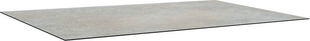 Stern Tischplatte Silverstar 2.0 Quartz in Silver/Grey, rechteckig, matt, B/T: 130 x 80 cm - Bild 1