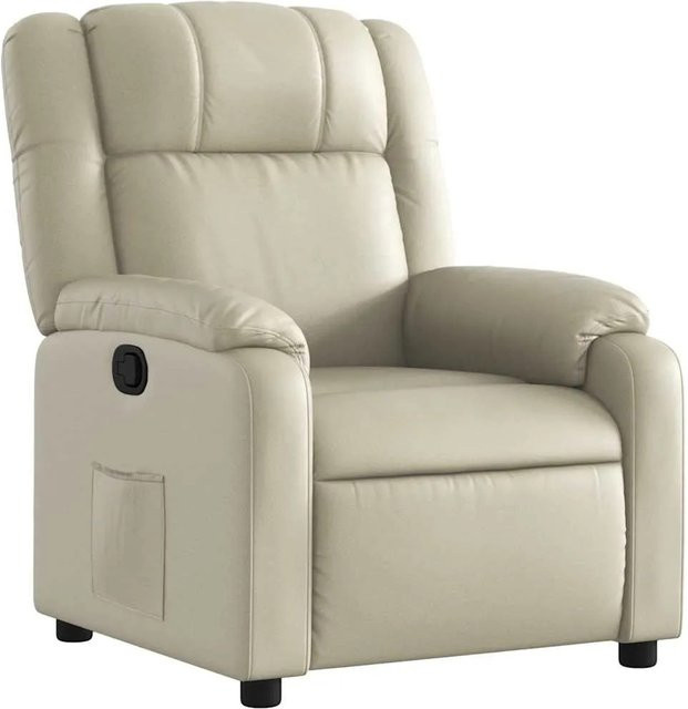 vidaXL Relaxsessel in Beige aus Kunstleder mit Armlehnen - Bild 1
