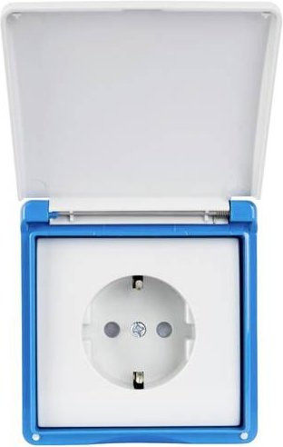 InterBär eMobility Ladesteckdose 16A 3.7kW in Weiß - Bild 1