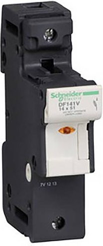 Schneider Electric DF141V Sicherungshalter, 6 Stück, Schwarz - Bild 1