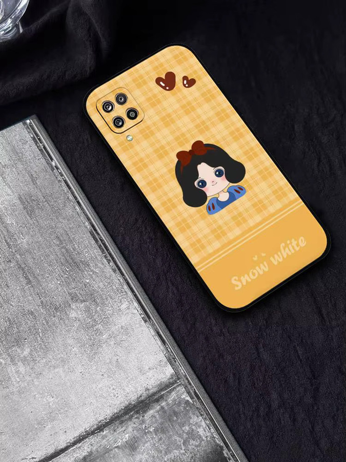 S-Snow White Princess Soft Cover Handyhülle für Samsung Galaxy S21 S22 S23 S24 S25 S26 Ultra FE Plus 5G A52S in Weiß und Multicolour - Bild 7