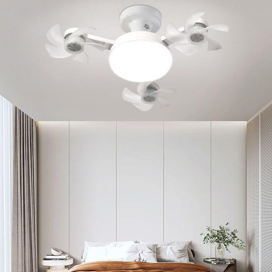 HonorBond 2-in-1 Hängeventilator mit LED-Laterne in Weiß, dimmbar mit Fernbedienung und 3 Farbmodi - Bild 3