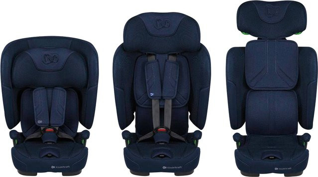 Kinderkraft Kindersitz FIX2GO blau mit ISOFIX und i-Size für 100 bis 150 cm Körpergröße - Bild 1
