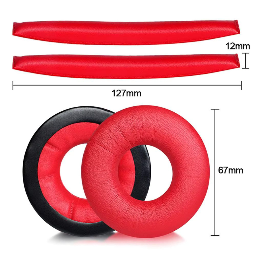 Sennheiser HD25 Ersatz Ohrpolster aus Leder in Schwarz - Bild 6