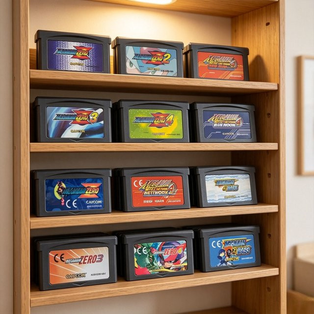 Mega Man Zero 1 2 3 4 Red Sun Blue Moon, Videospiel für GBA - Bild 1
