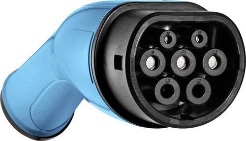 Akyga AK-SC-E17 Ladestecker Typ 2 32A 3phasig in Blau - Bild 1