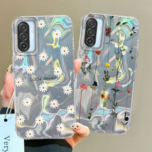 Luxus Handyhülle mit Gänseblümchen-Sommer-Design für Samsung Galaxy A56 A55 A16 A57 A07 A17 A26 A54 A15 A13 A36 A25 A35 A14 A12 in Multicolour - Bild 1