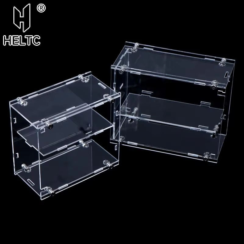 Staubdichte Acryl-Vitrine von HELTC für 1/64 Modellautos, transparent, rechteckig - Bild 3