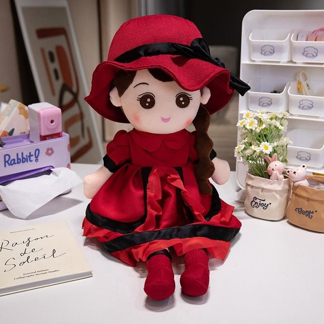 Kawaii Plüsch-Mädchenpuppen, Weiche Kuschelpuppen, 45cm - Bild 1