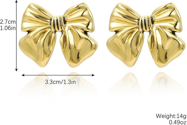 Ohrstecker Love Home Garden, Edelstahl, Gold, Damen - Bild 1