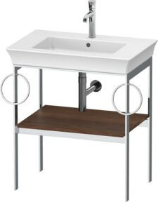Duravit Waschtisch-Konsole White Tulip in White, B: 68,4 cm, T: 45,0 cm - Bild 1