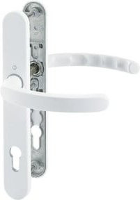 HOPPE Schmalschild oval Luxembourg 1500/3357N in Weiß aus Aluminium und Zink mit PZ und TS 72-77 - Bild 1