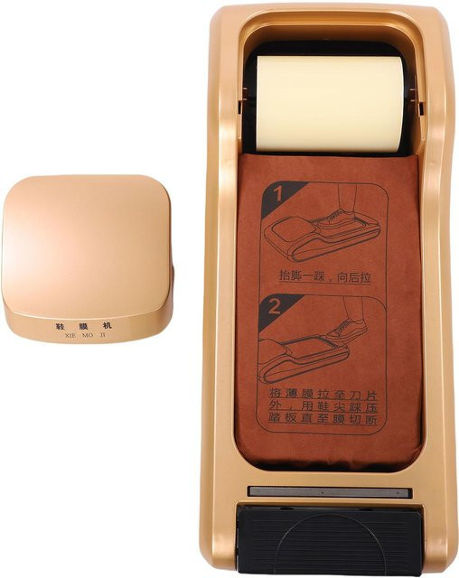 Automatischer Schuhüberzieher-Spender von aimo aus Aluminiumlegierung in Beige - Bild 1
