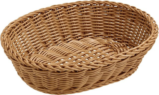 VEGA Igato Brotkorb oval, braun, 2er Pack, L x B x H: 25 x 20 x 7 cm - Bild 1