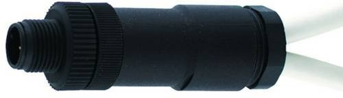 Weidmüller Sensor-Aktor-Steckverbinder M12 Stecker gerade unkonfektioniert Polzahl 5 Schwarz - Bild 1