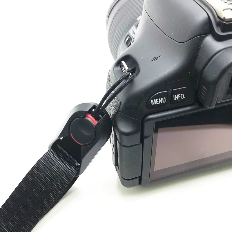 Multifunktionaler Doppelter SLR-Schultergurt für Kameras in Schwarz - Bild 2