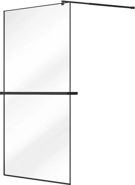 Bonpero Duschwand Schwarz Breite: 120 cm - Bild 1