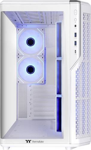 Thermaltake View 590 TG ARGB Midi-Tower PC-Gehäuse Weiß mit Seitenfenster und integrierter Beleuchtung - Bild 1