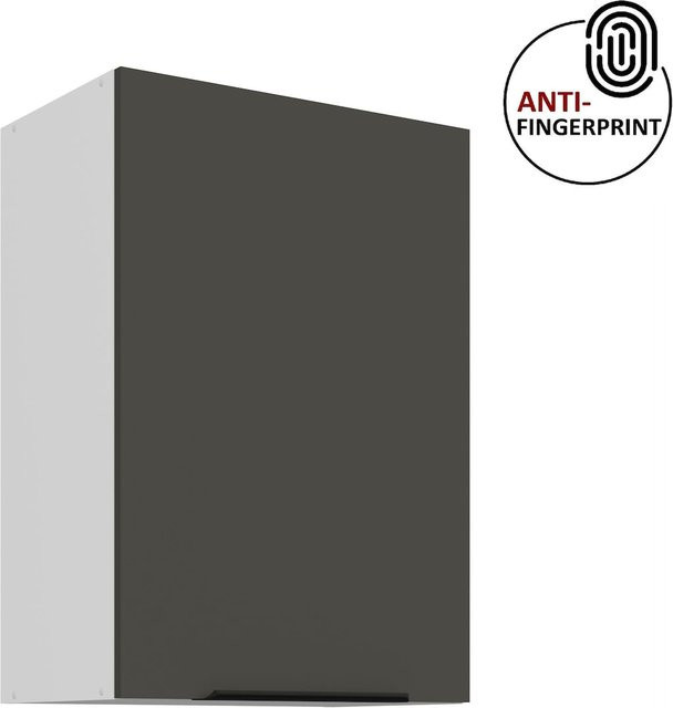 Küchen Hängeschrank ARIA in Graphite matt mit Anti Fingerprint Effekt, Breite: 50 cm - Bild 1
