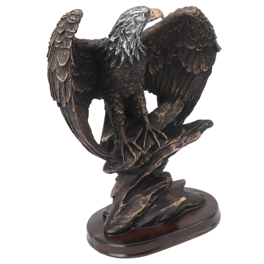 Dekorative Adler Statue von mfySpace aus Harz im Vintage-Design für dein Büro oder als Tischdekoration - Bild 2