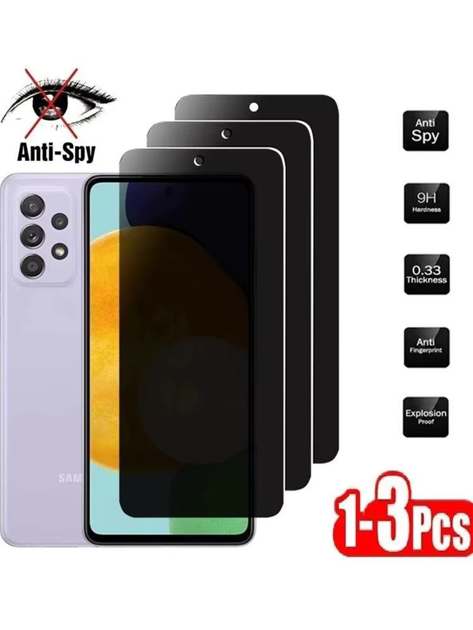 Sichtschutz Panzerglas aus gehärtetem Glas für Xiaomi Redmi 7 Y3 9C 9A NFC 9I 9AT A1 Plus Note 7 S Pro Anti-Spy - Bild 7