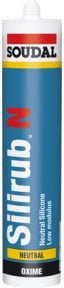 Soudal Silirub N Neutralsilikon transparent 300 ml - Bild 1