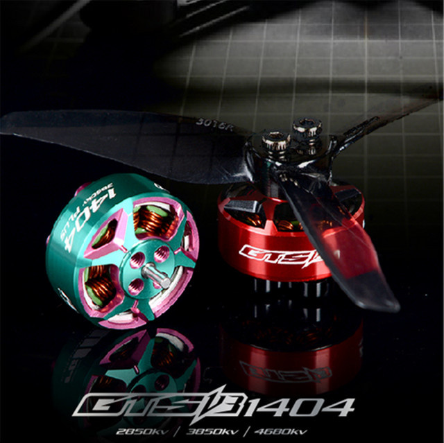 RCinpower GTS V3 1404Plus FPV Bürstenloser Motor in Rot und Multicolour - Bild 1