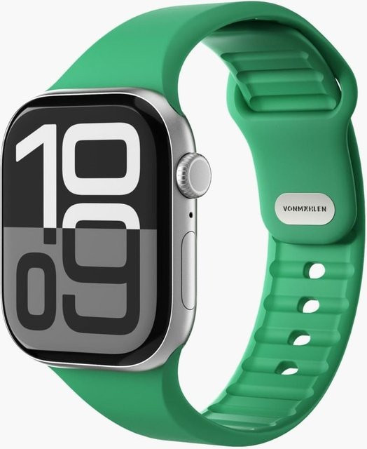 Vonmählen Uhrenarmband Silikon, Klassisch, Green Haven, Unisex, Apple Watch 44 / 45 / 46 / 49 mm - Bild 1