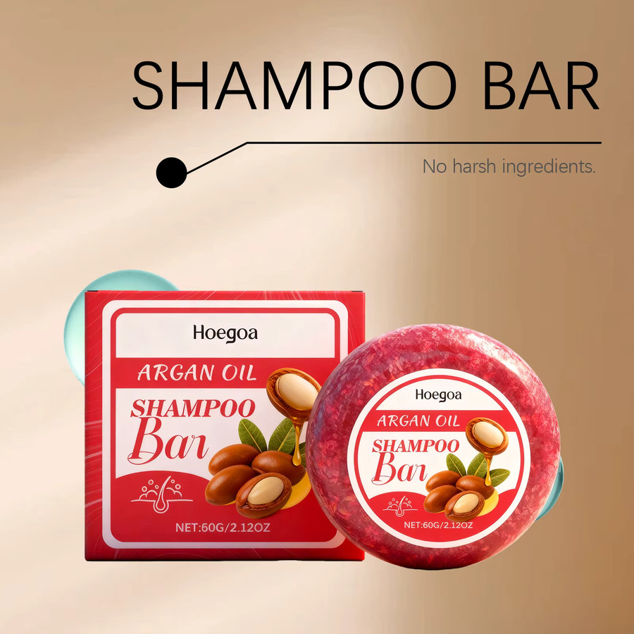 HOEGOA Shampoo-Riegel für trockenes, strapaziertes Haar, Unisex - Bild 3