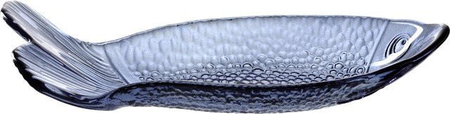 Servierschale Leonardo Salerno aus Glas in Blau, Durchmesser: 24,6 cm - Bild 1