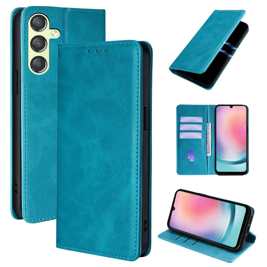Retro Lederhülle für Google Pixel 10 Pro XL Brieftaschen-Hülle mit Flip-Design als Soft Cover Schutzhülle - Bild 2