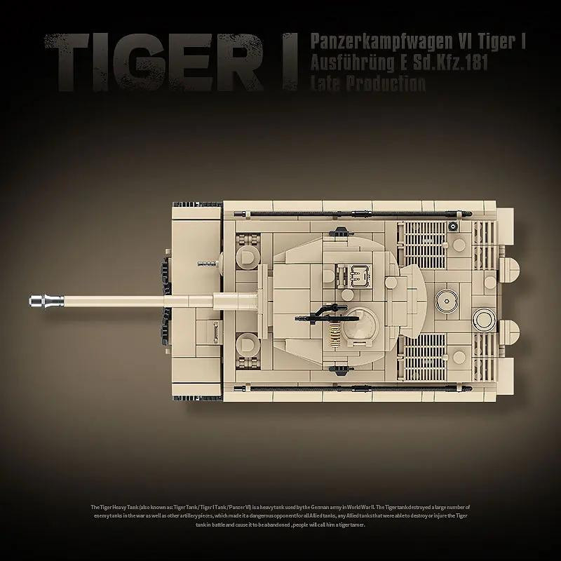 Linyi toy Panzer Bausteine Armee Tiger I Kv-2 Panther ab 3 Jahren - Bild 2