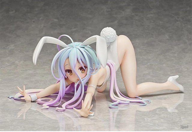 Fashnics No Game No Life Shiro Figur Anime Bunny Girl PVC Modell 12cm - Bild 1