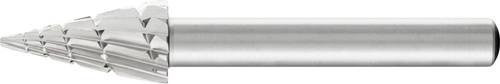 PFERD HSS Frässtift Spitzkegelform in Silber, Durchmesser: 10 mm, Arbeitslänge: 20 mm, Schaftdurchmesser: 6 mm, Gesamtlänge: 60 mm - Bild 1