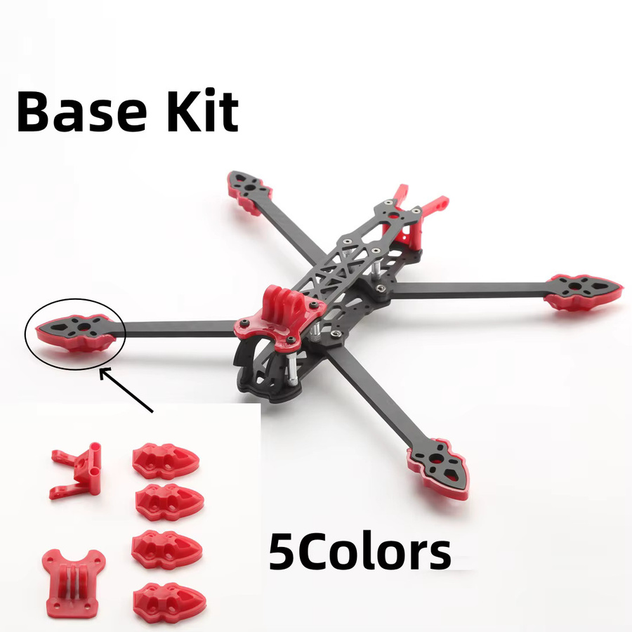 YSIDO 3D-Druck-Kit für Mark4 7 Zoll FPV Renn-Drohne in Grün, Kamera- Montage, Antennen- und Motormontage für Quadcopter-Rahmen - Bild 2
