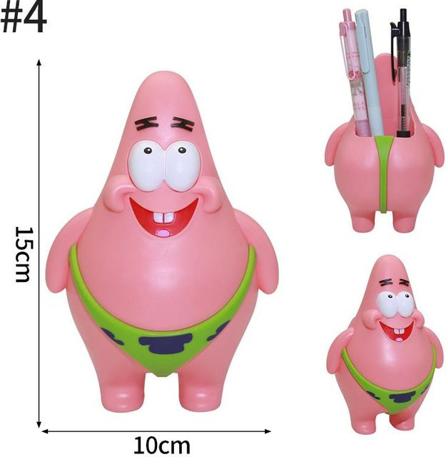 SpongeBob Schwammkopf und Patrick Star Stiftebox und Schreibwaren-Organizer aus Kunststoff - Bild 1