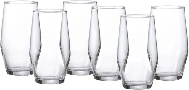 Ritzenhoff & Breker Salsa Tumbler Longdrinkgläser transparent 6er Set 370 ml - Bild 1
