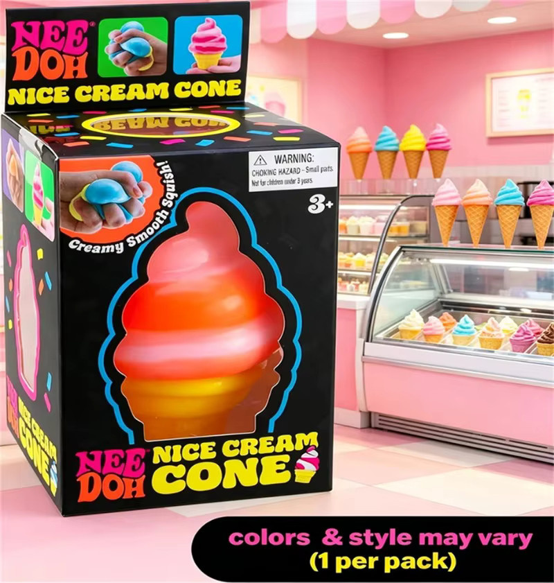 Schylling Nee Doh Eiscreme, Sensorisches Spielzeug, multicolour - Bild 3