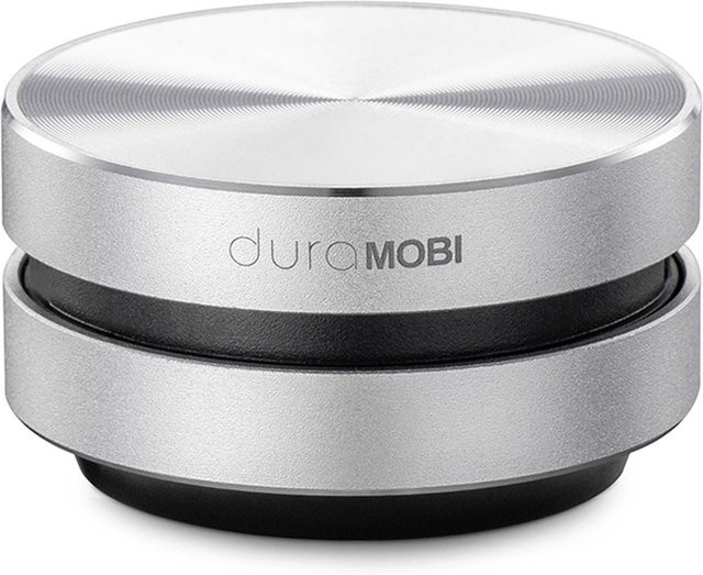 Andoer Kabelloser Bluetooth Knochenleitungslautsprecher als tragbarer Mini-Lautsprecher mit Stereo-Sound und Mikrofon in Silber - Bild 1